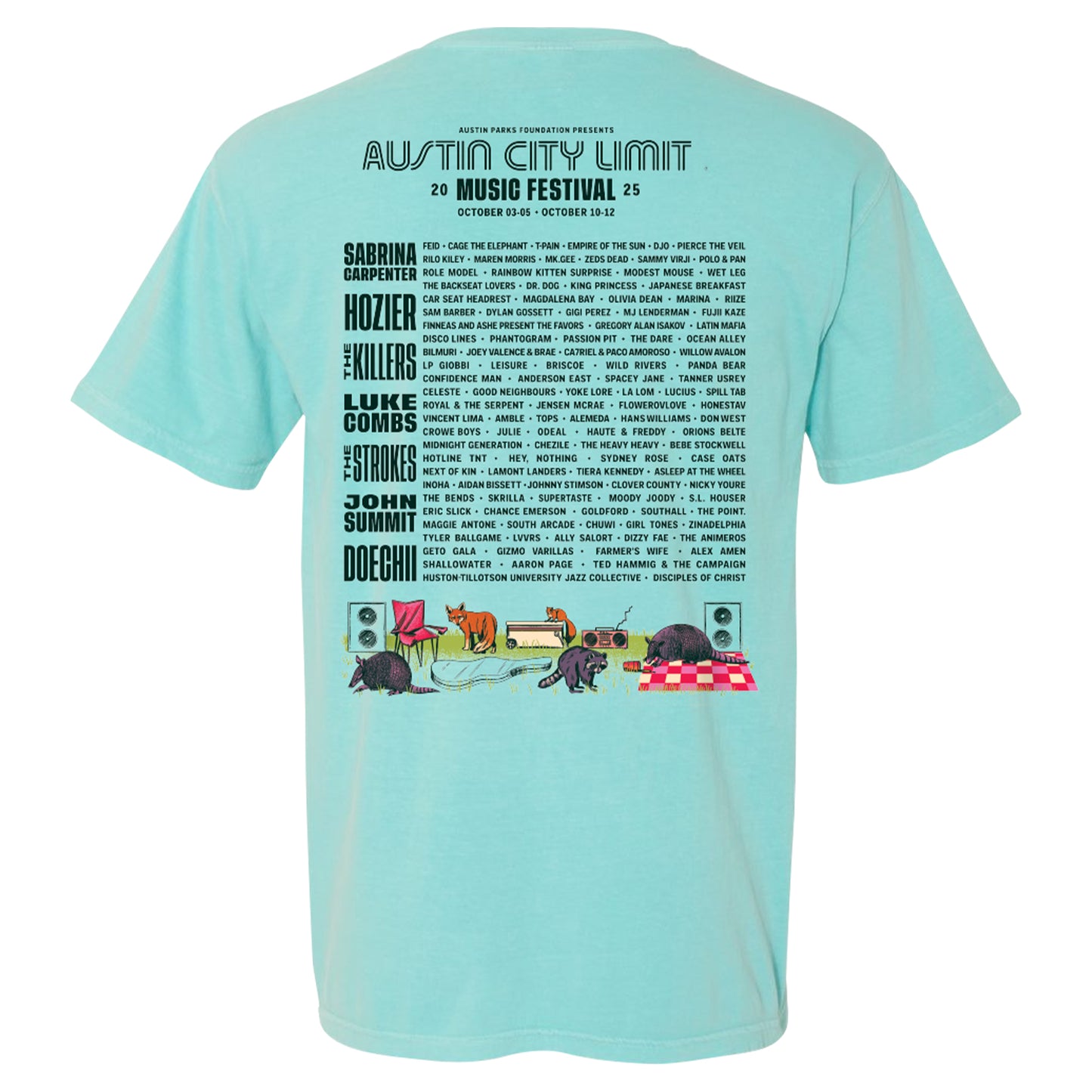 Critter Picnic Lineup Tee