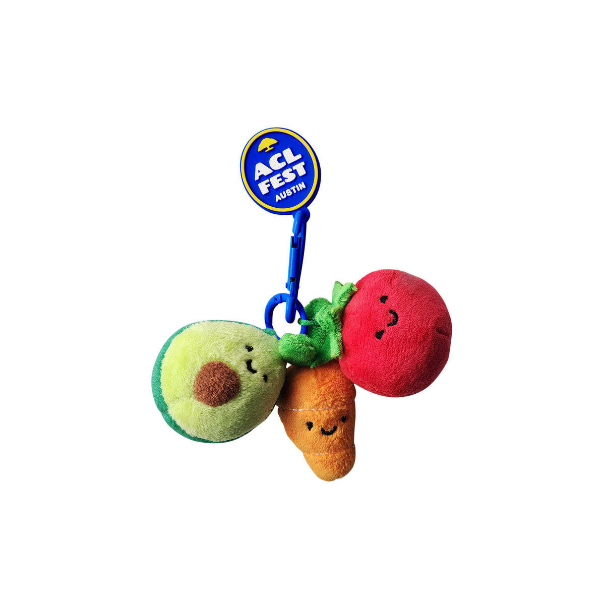 Veggies Plush Keychain
