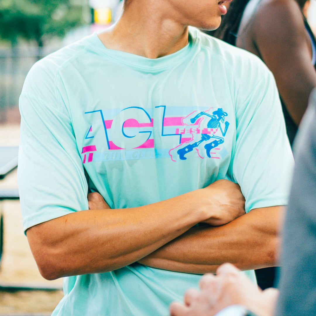 Run Club Skeleton Performance Tee