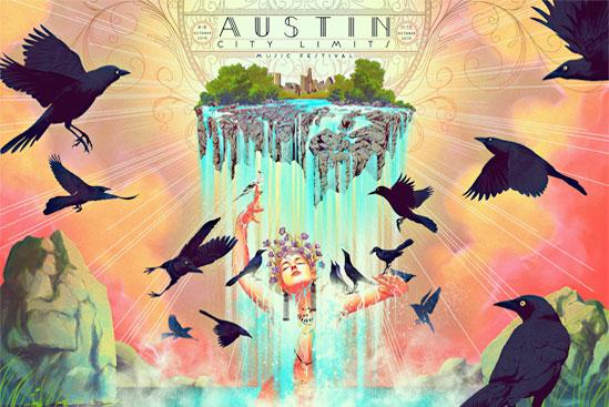 2019 SIGNED & NUMBERED ACL FESTIVAL ARTIST POSTER