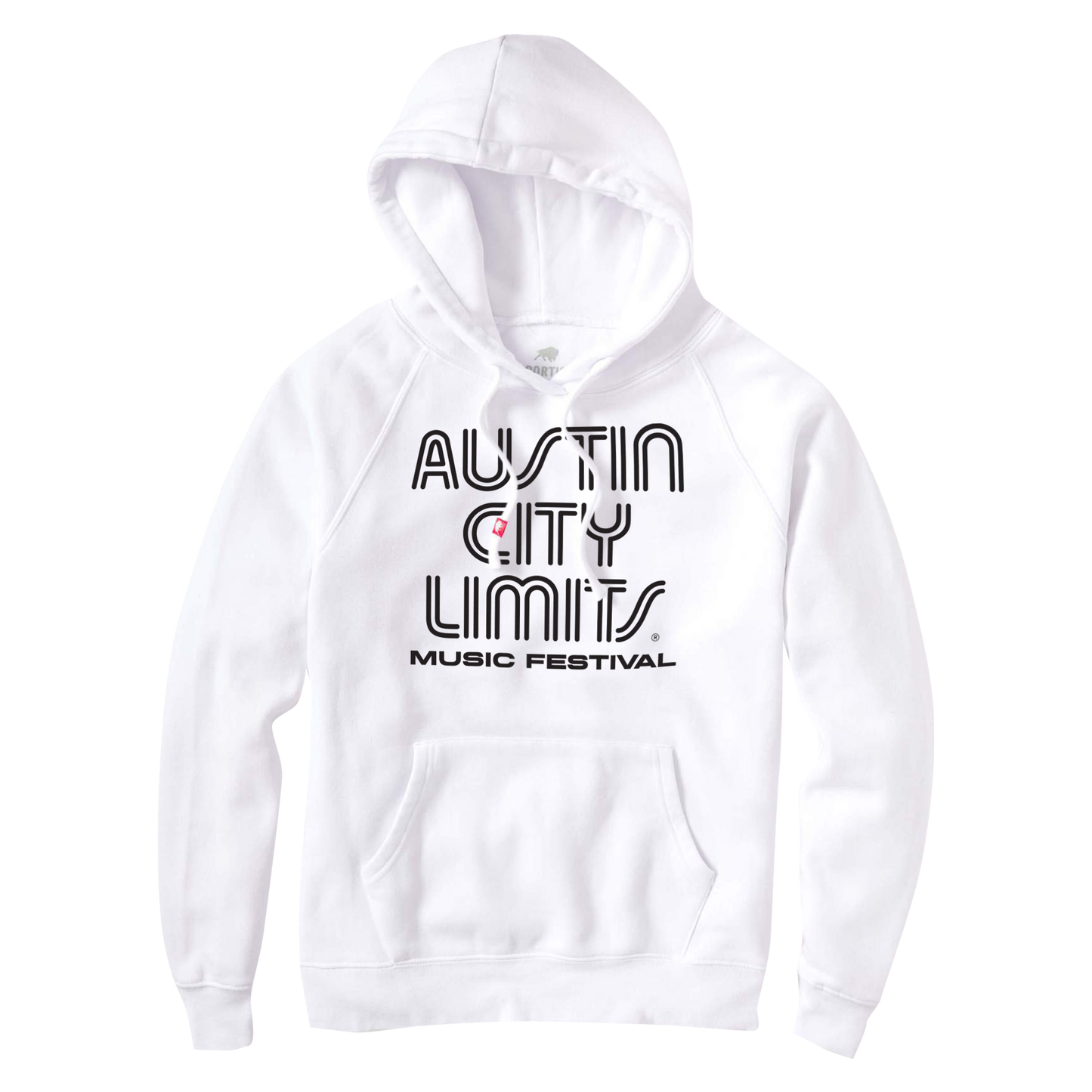 White Logo Hoodie