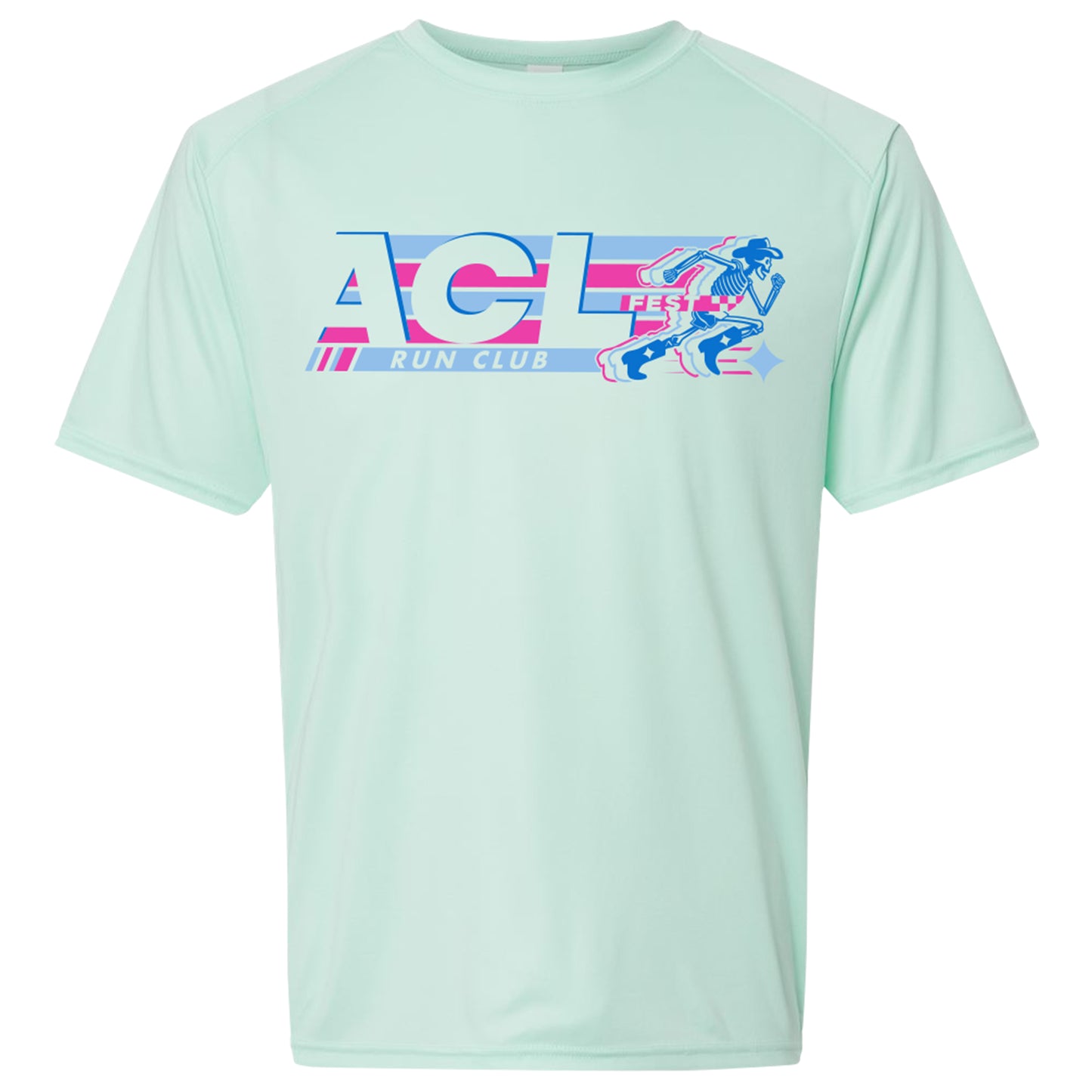 Run Club Skeleton Performance Tee
