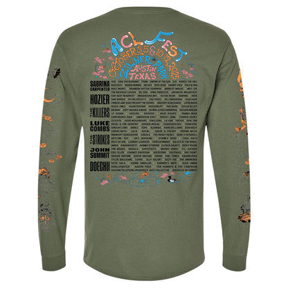 Poster Lineup Long Sleeve Tee