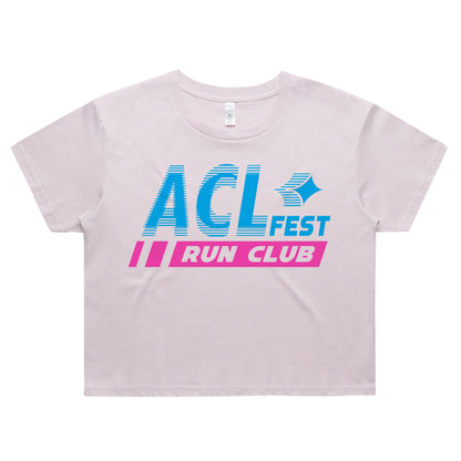 Women's Run Club Movement Crop Tee