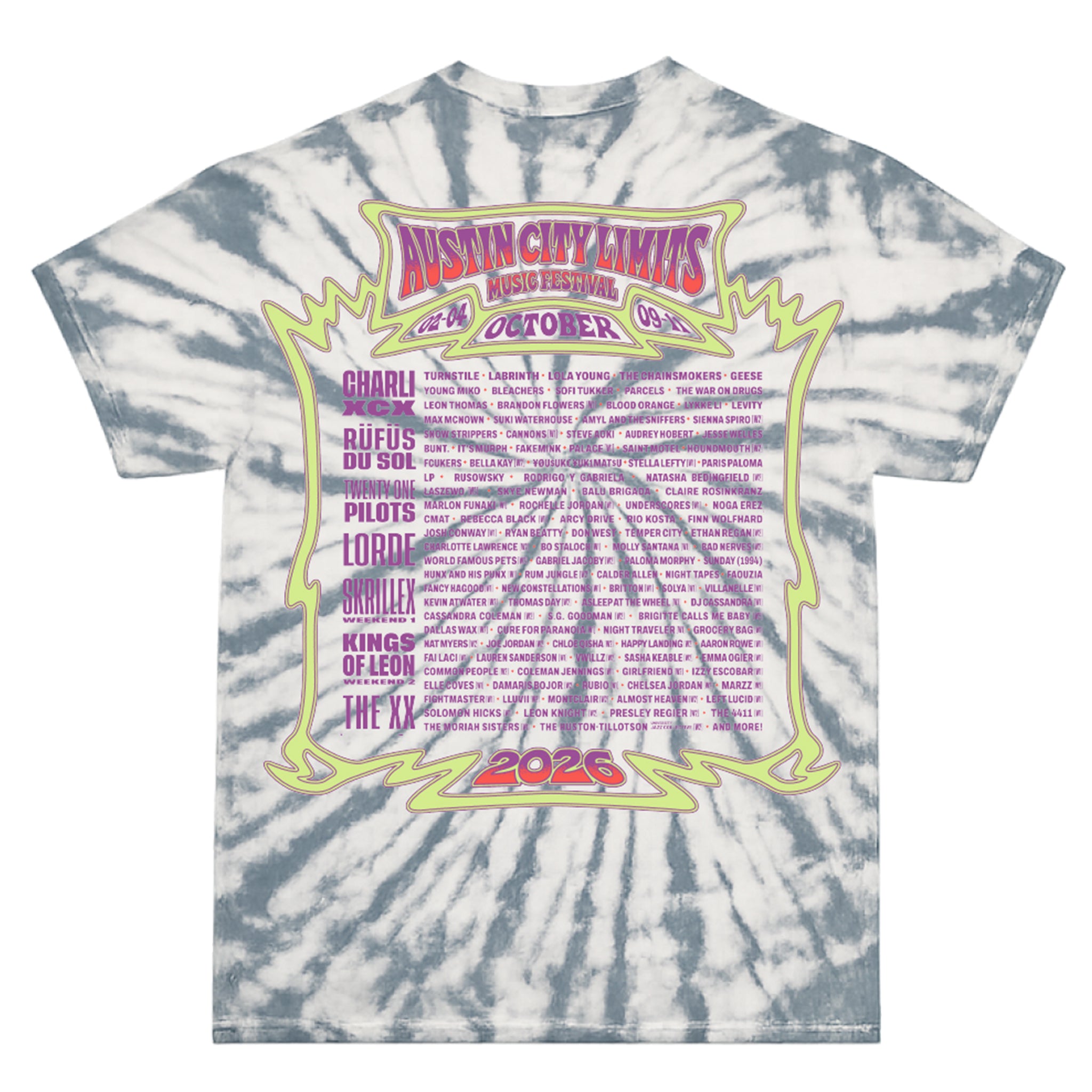 Daisy Lineup Tee – ACL Music Festival