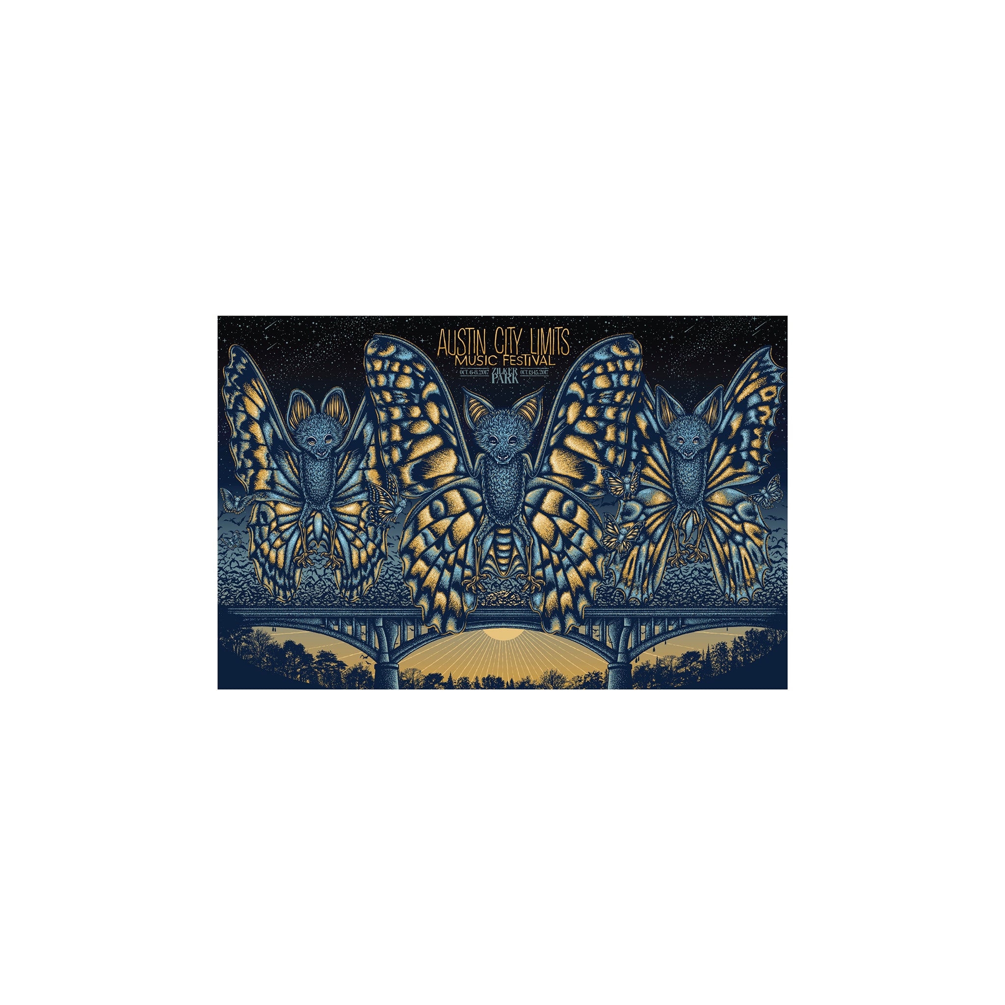 Art Post Card Pack – ACL Music Festival