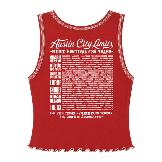 Women's Crop Lineup Tank