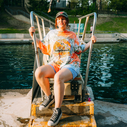 Poster Tie Dye Lineup Tee