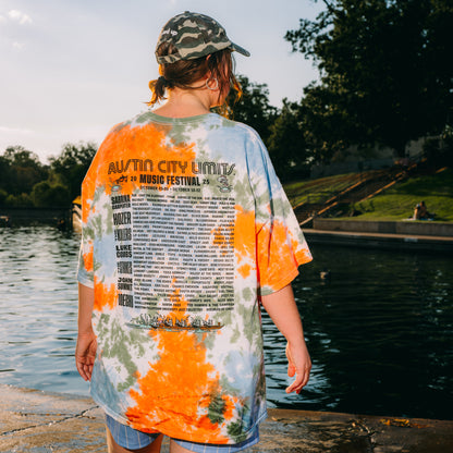 Poster Tie Dye Lineup Tee