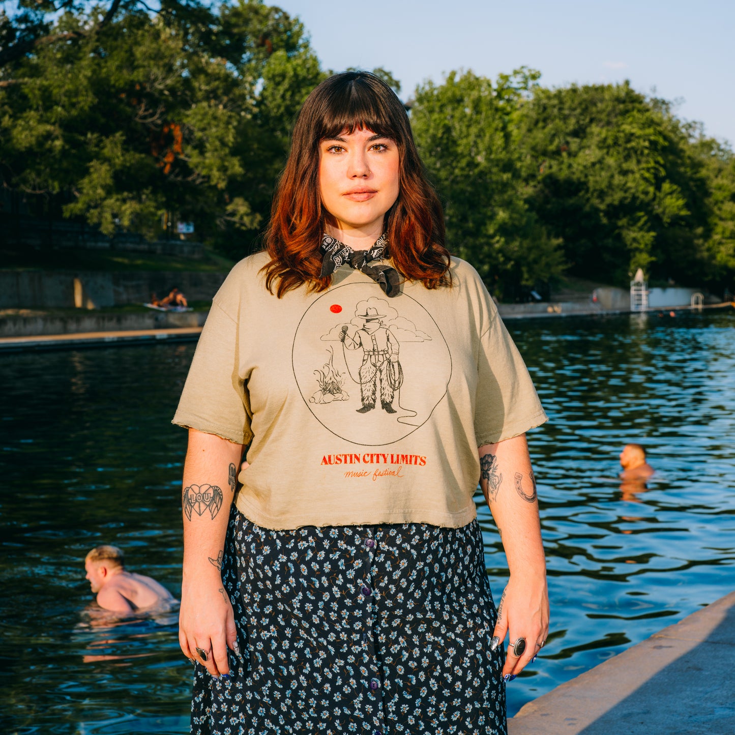 Brandon Maxwell x ACL Fest Lineup Crop Tee