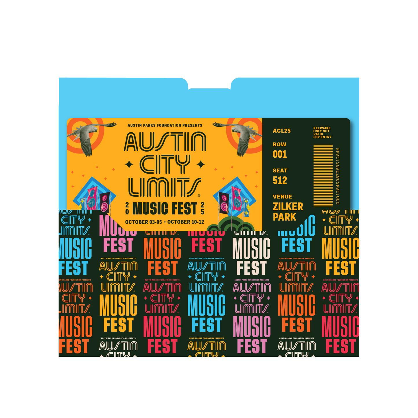 2025 ACL Souvenir Ticket (Pre-Order)
