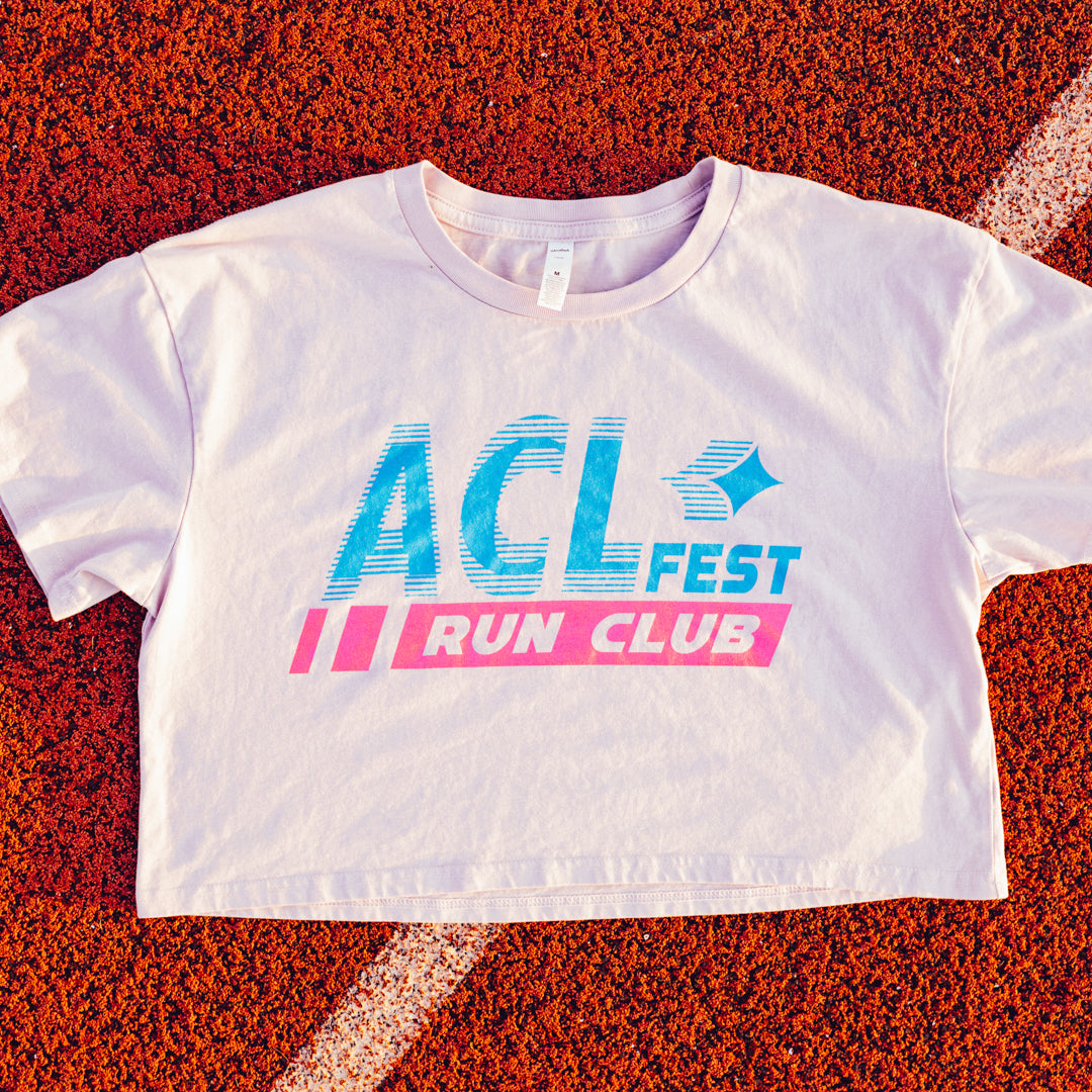Women's Run Club Movement Crop Tee