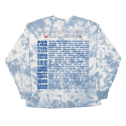 Bucking Bass Tie Dye Lineup Longsleeve Tee