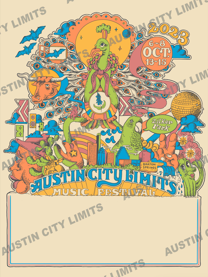 2023 ACL Festival Commemorative Poster