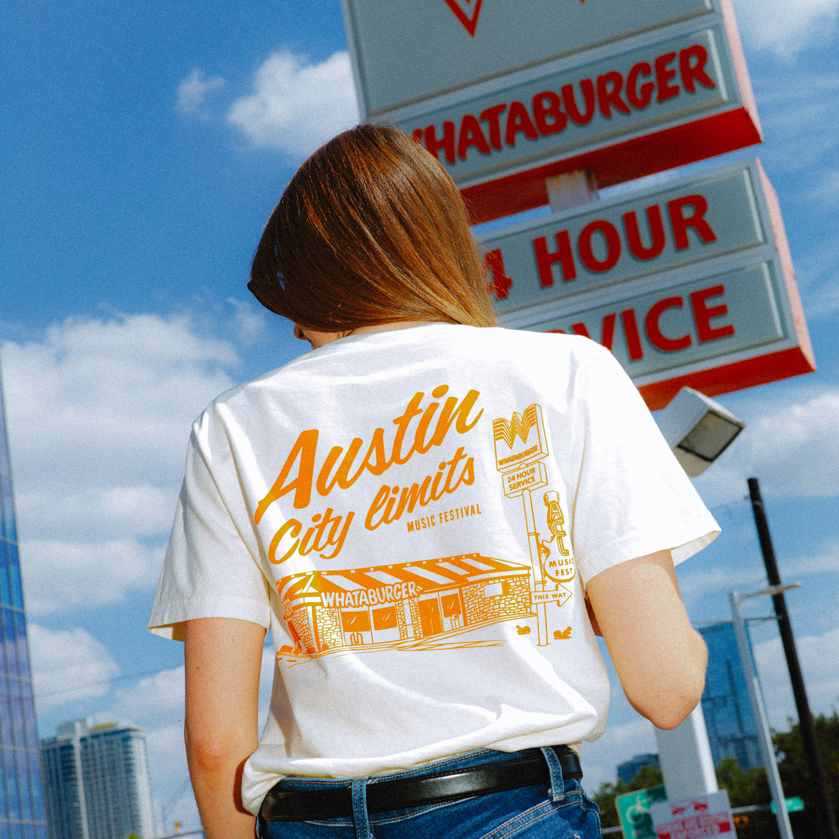 Whataburger x ACL Fest Building Tee