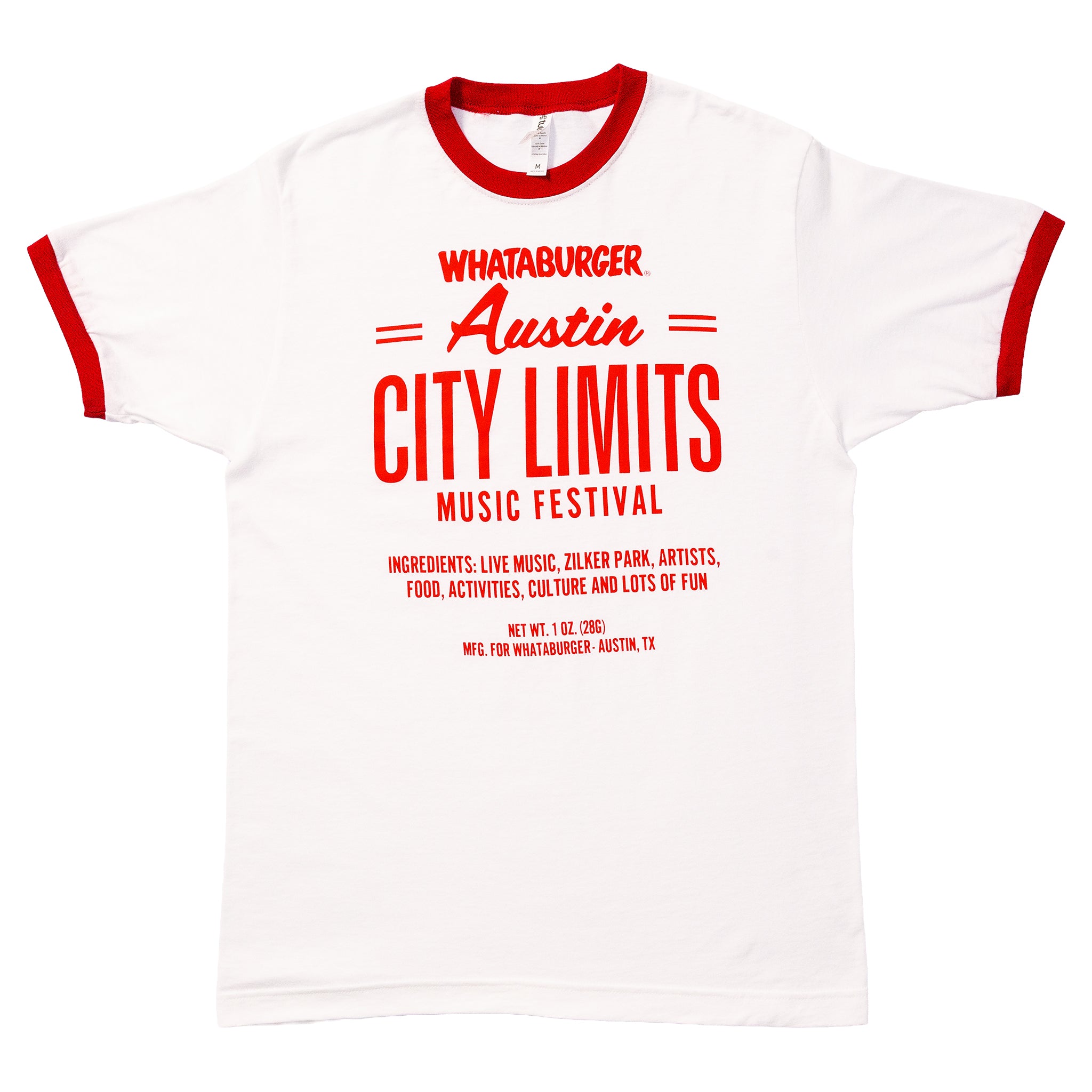 Whataburger x ACL Fest Ketchup Ringer Tee – ACL Music Festival