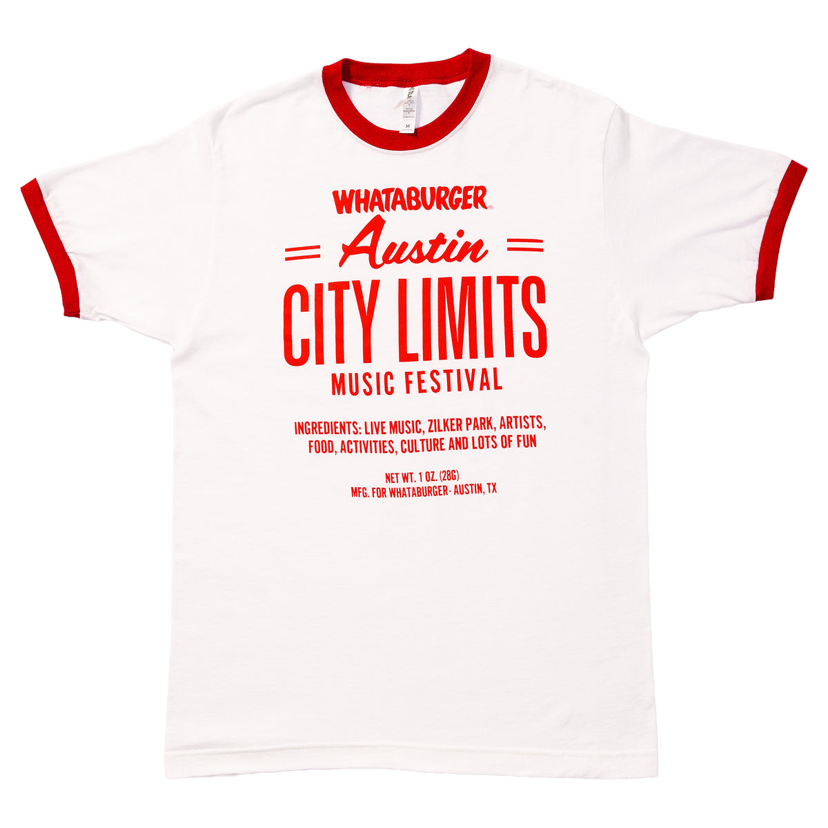 Whataburger x ACL Fest Ketchup Ringer Tee