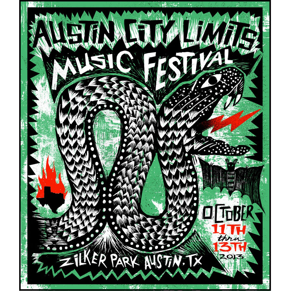 2013 Weekend Two ACL Festival Poster