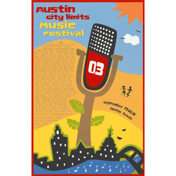 2003 ACL Festival Commemorative Poster