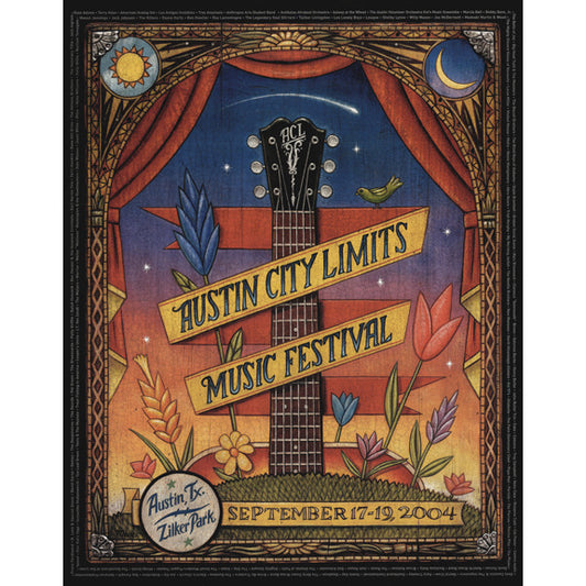 2004 ACL Festival Commemorative Poster