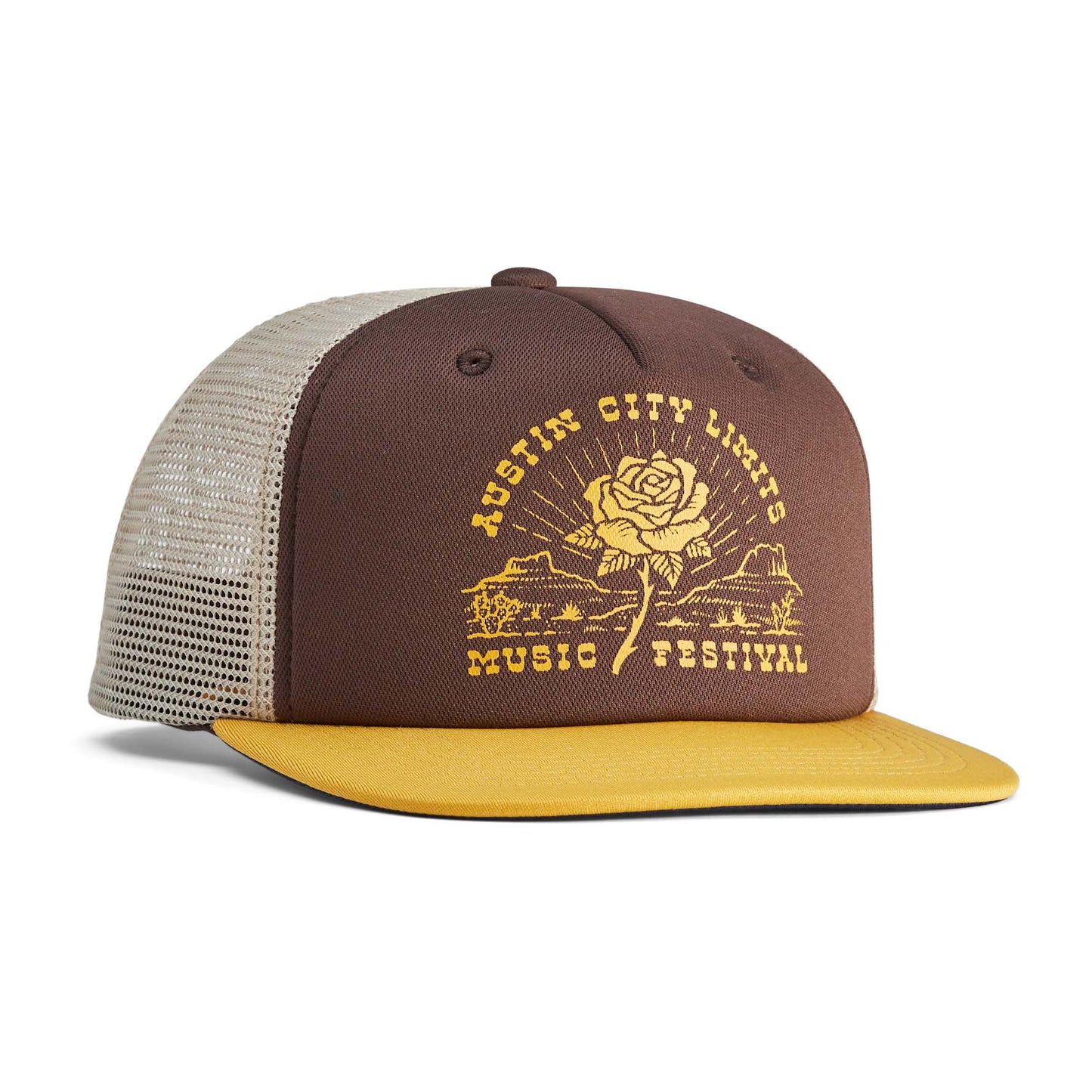 2022 ACL Yellow Rose Collection Snapback : Brown